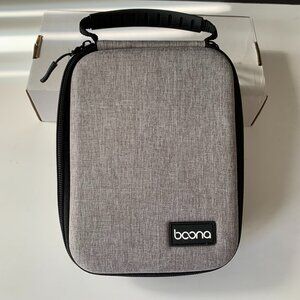 BOONA TRAVEL SMALL GRAY CASE ZIPPED